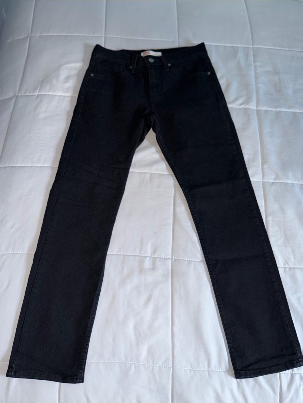 Signature Levi Strauss Black Slim Fit Jeans - 28X30